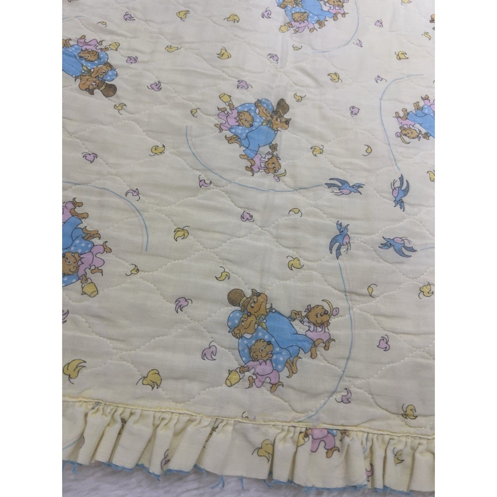 Rare vintage Berenstain Bears baby crib comforter Blanket Nursery Baby Decor